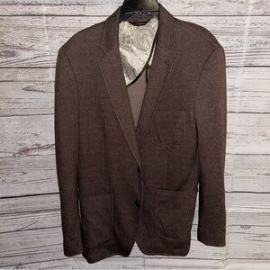 Tasso Elba Brown Blazer